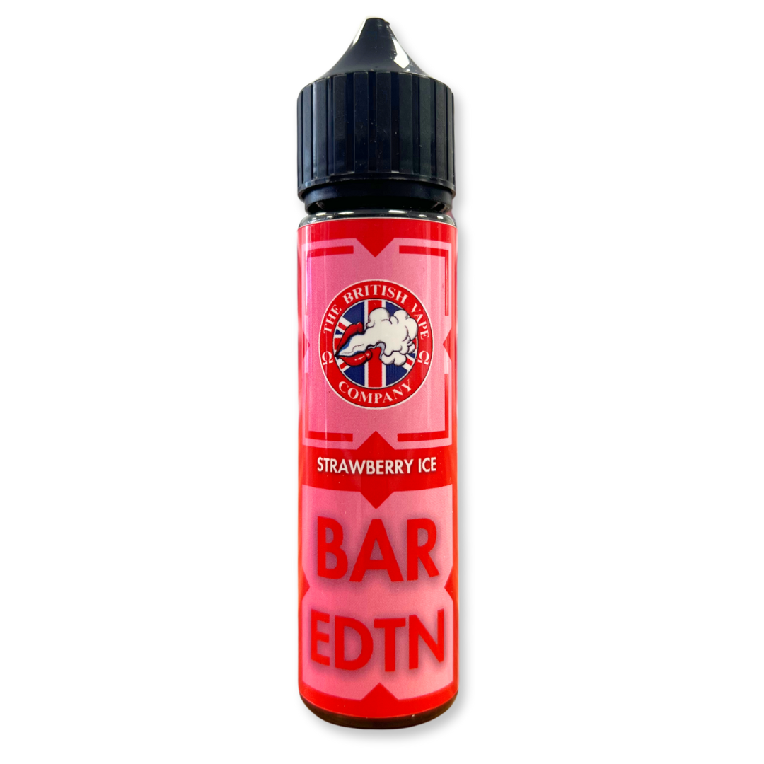 Bar Edition - Strawberry Ice 60ml Longfill E-Liquid - The British Vape Company