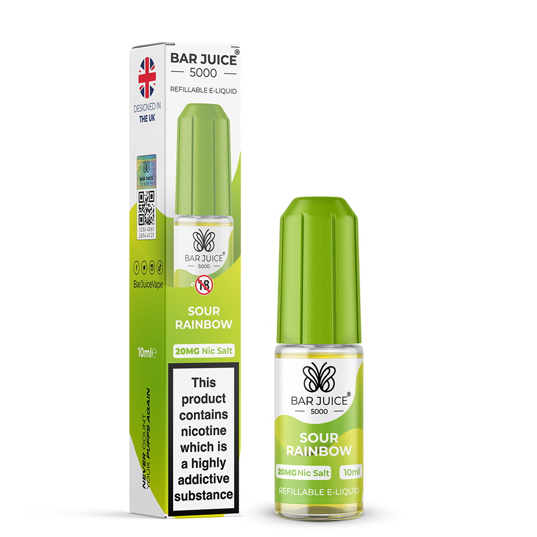 BAR JUICE 5000 - Sour Rainbow 10ml E-Liquid