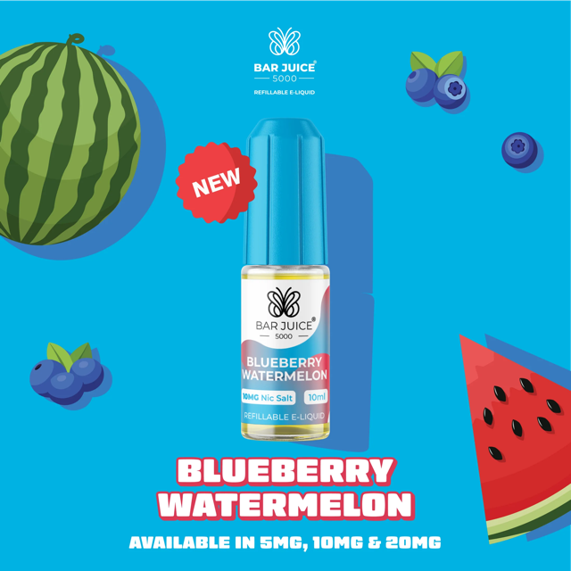 BAR JUICE 5000 - Blueberry Watermelon 10ml E-Liquid