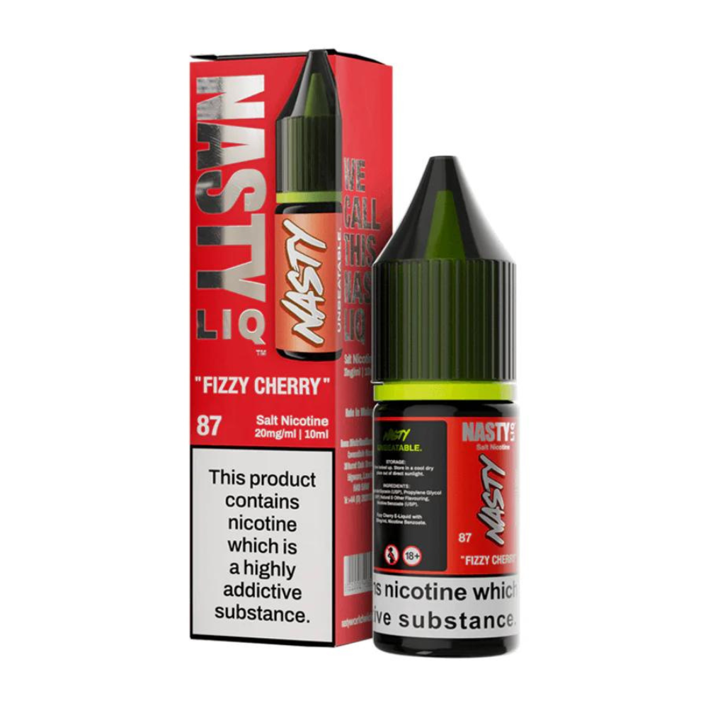NASTY LIQ -  Fizzy Cherry 10ml E-Liquid - The British Vape Company
