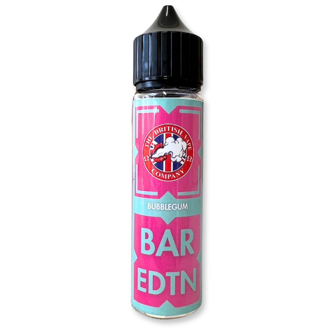 Bar Edition - Bubblegum 60ml Longfill E-Liquid - The British Vape Company