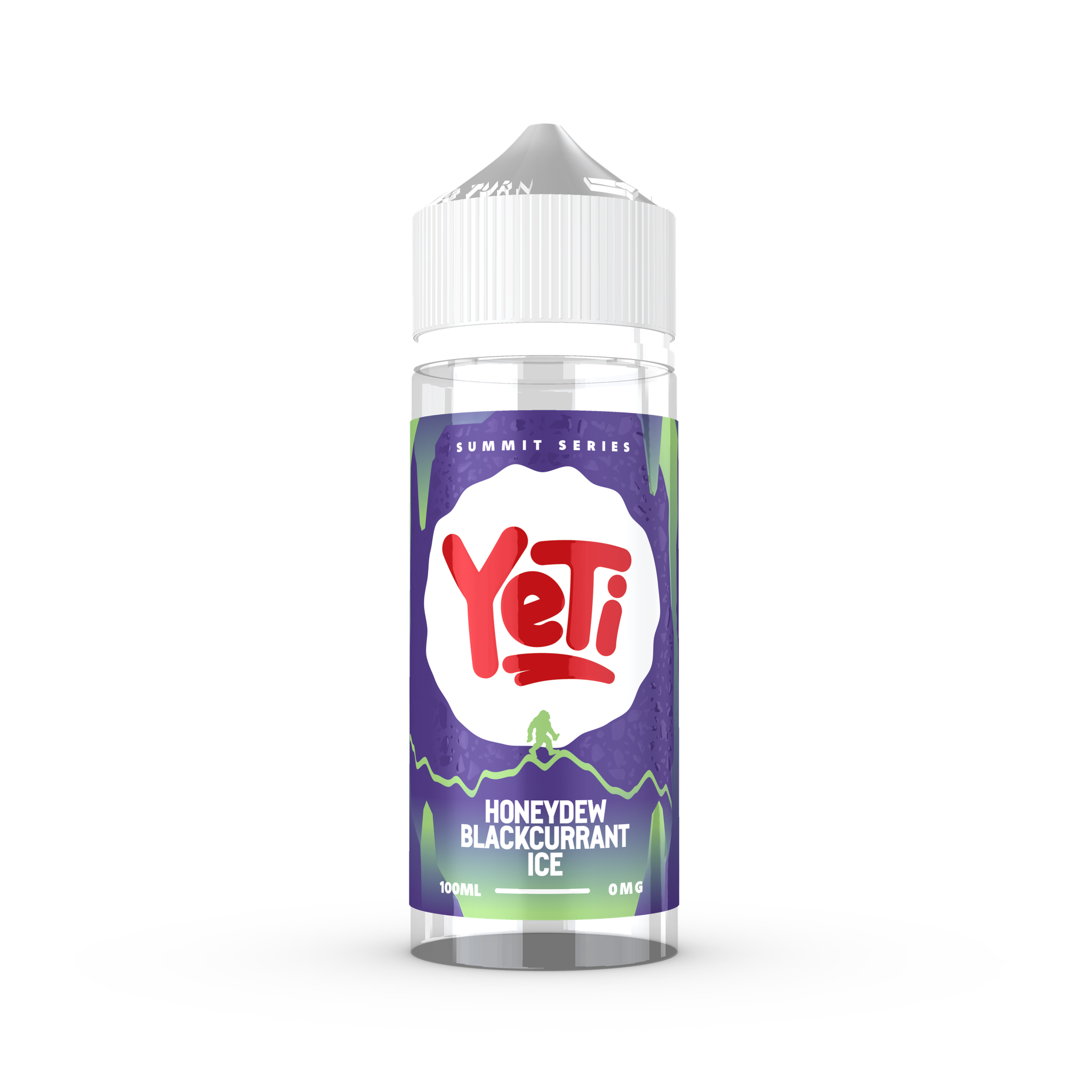 YETI Summit - Honeydew Blackcurrant Ice 100ml Shortfill E-Liquid - The British Vape Company