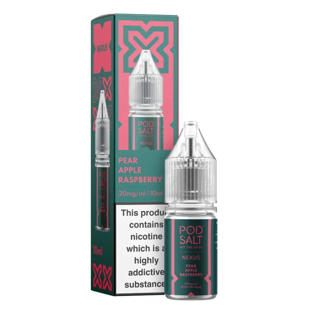 POD SALT NEXUS - Pear Apple Raspberry 10ml E-Liquid - The British Vape Company