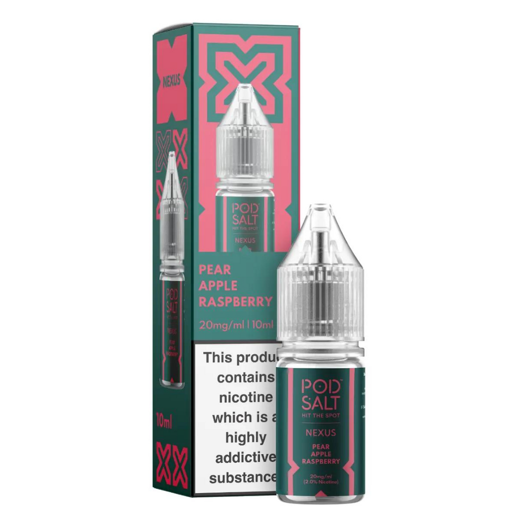 POD SALT NEXUS - Pear Apple Raspberry 10ml E-Liquid - The British Vape Company