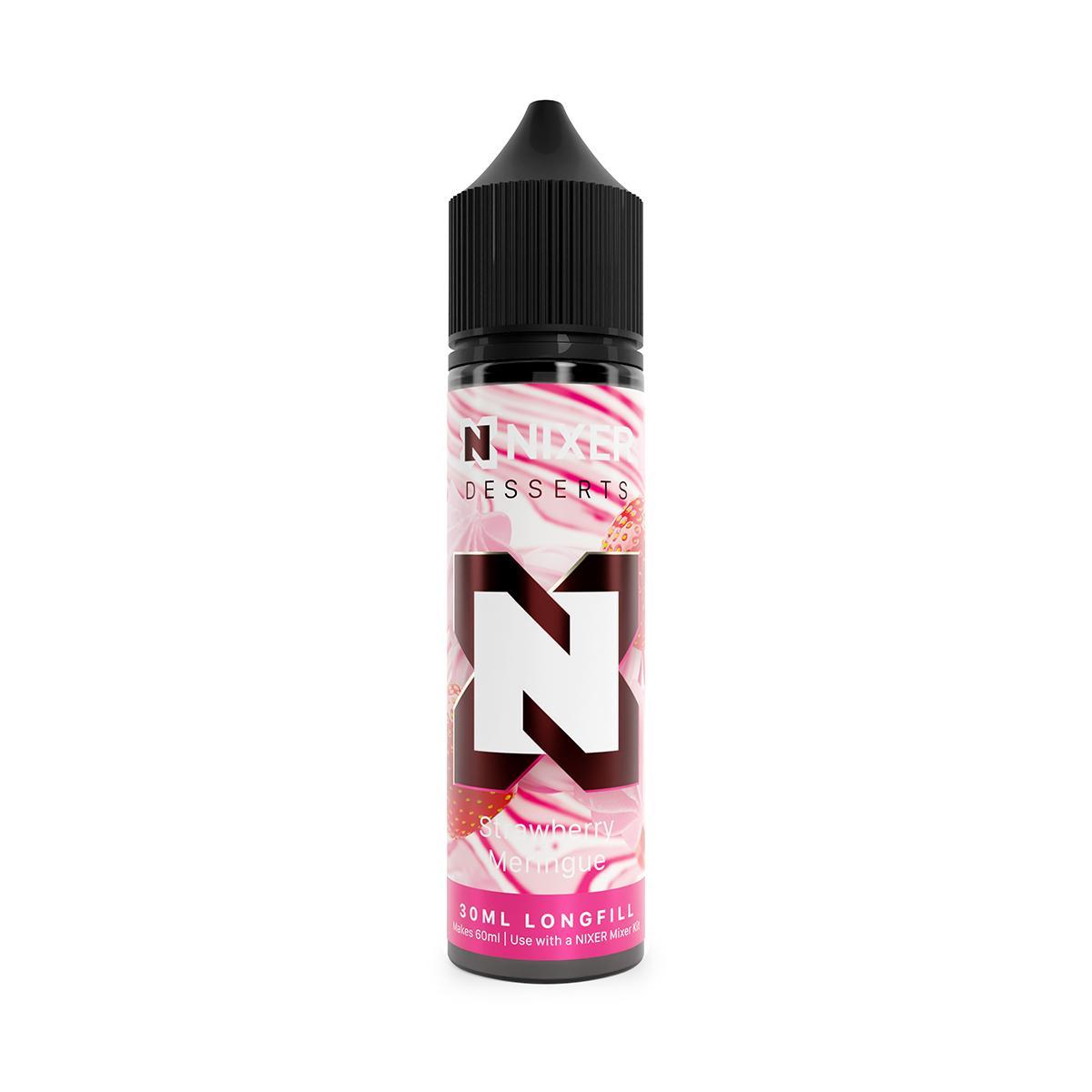 Nixer - Strawberry Meringue 60ml Longfill E-Liquid