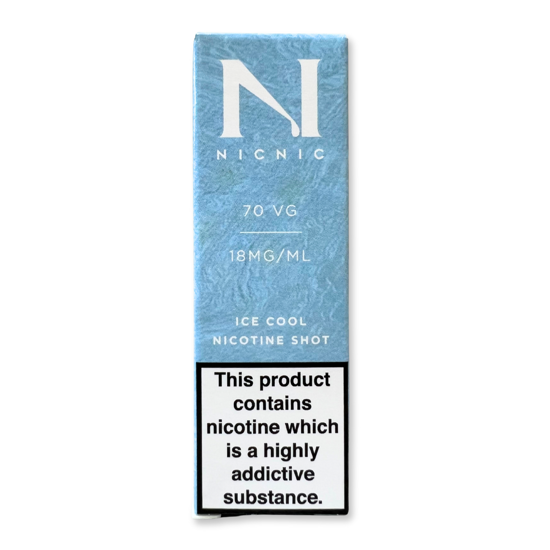 Ice Nicotine Shot 70VG:30PG 18mg 10ml - The British Vape Company