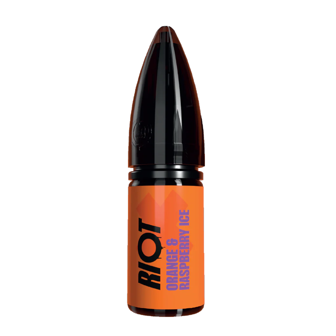 RIOT X - Orange & Raspberry Ice 10ml E-Liquid - The British Vape Company