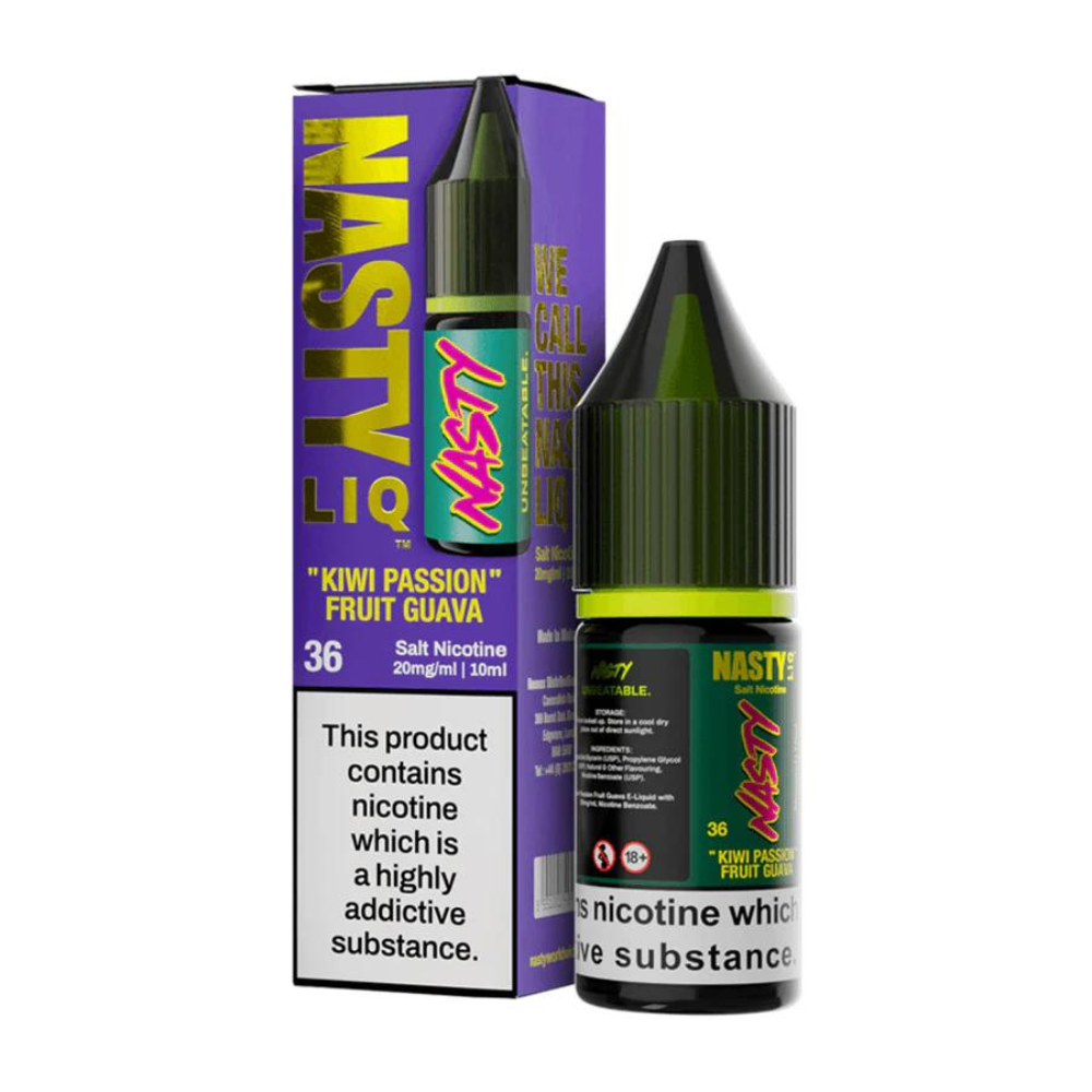 NASTY LIQ -  Kiwi Passionfruit Guava 10ml E-Liquid - The British Vape Company