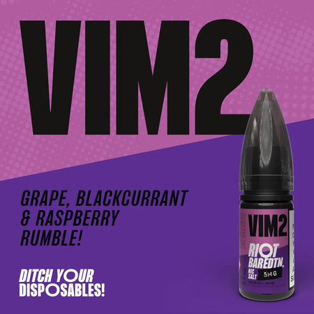 RIOT Bar EDTN - VIM2 10ml E-Liquid - The British Vape Company