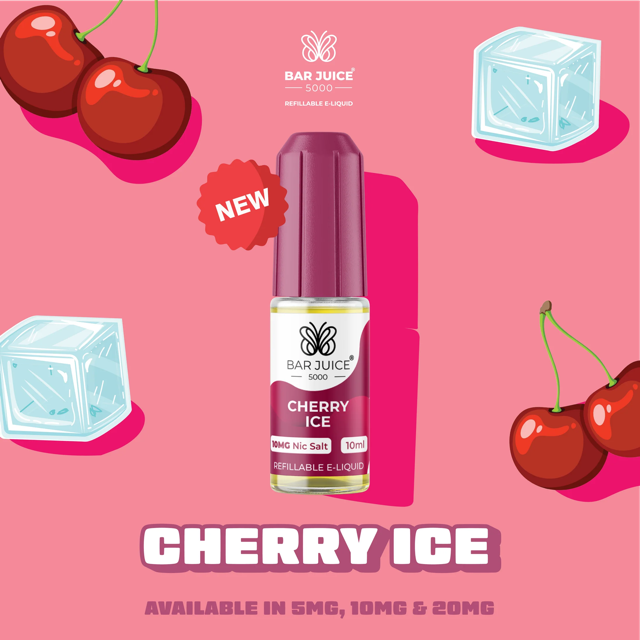 BAR JUICE 5000 - Cherry Ice 10ml E-Liquid
