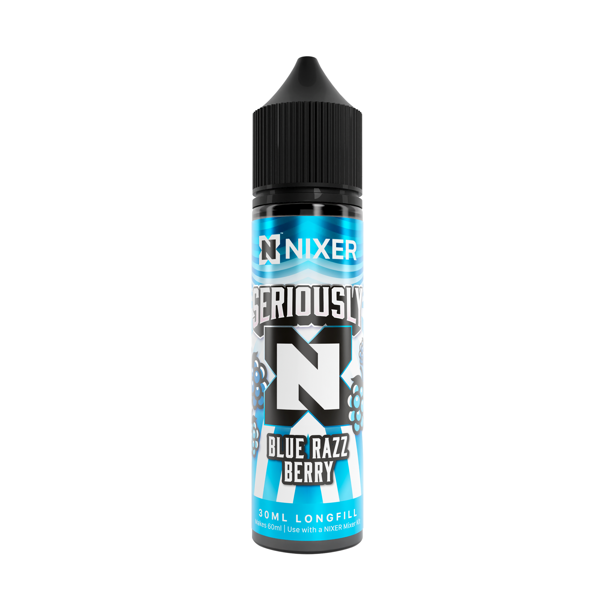 Nixer X Seriously - Blue Razz Berry 60ml Longfill E-Liquid