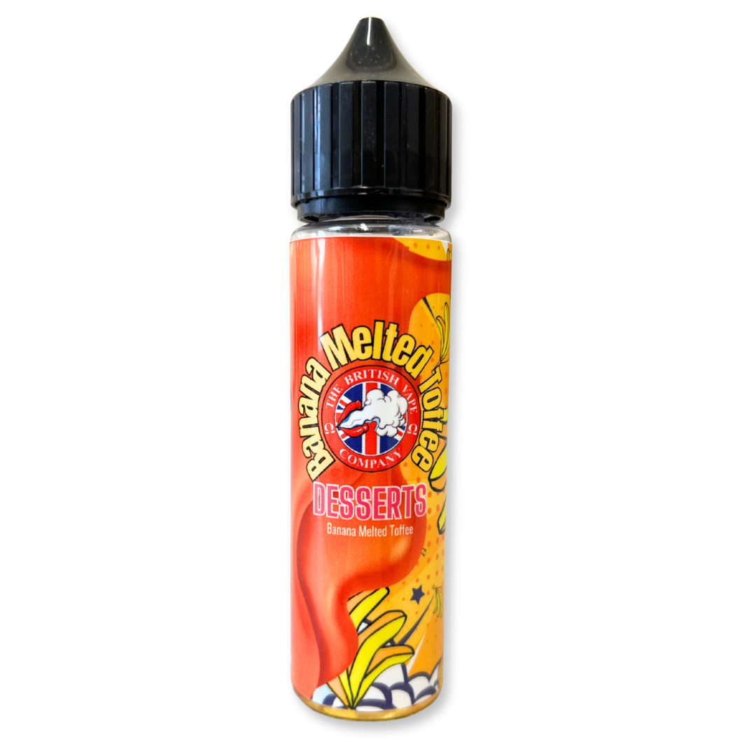 Desserts - Banana & Melted Toffee 60ml Longfill E-Liquid (SALE) - The British Vape Company