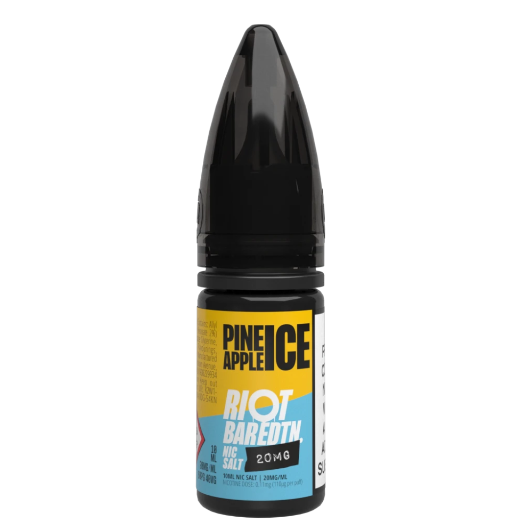 RIOT BAR EDTN – Pineapple Ice Nic Salt 10ml Vape Juice