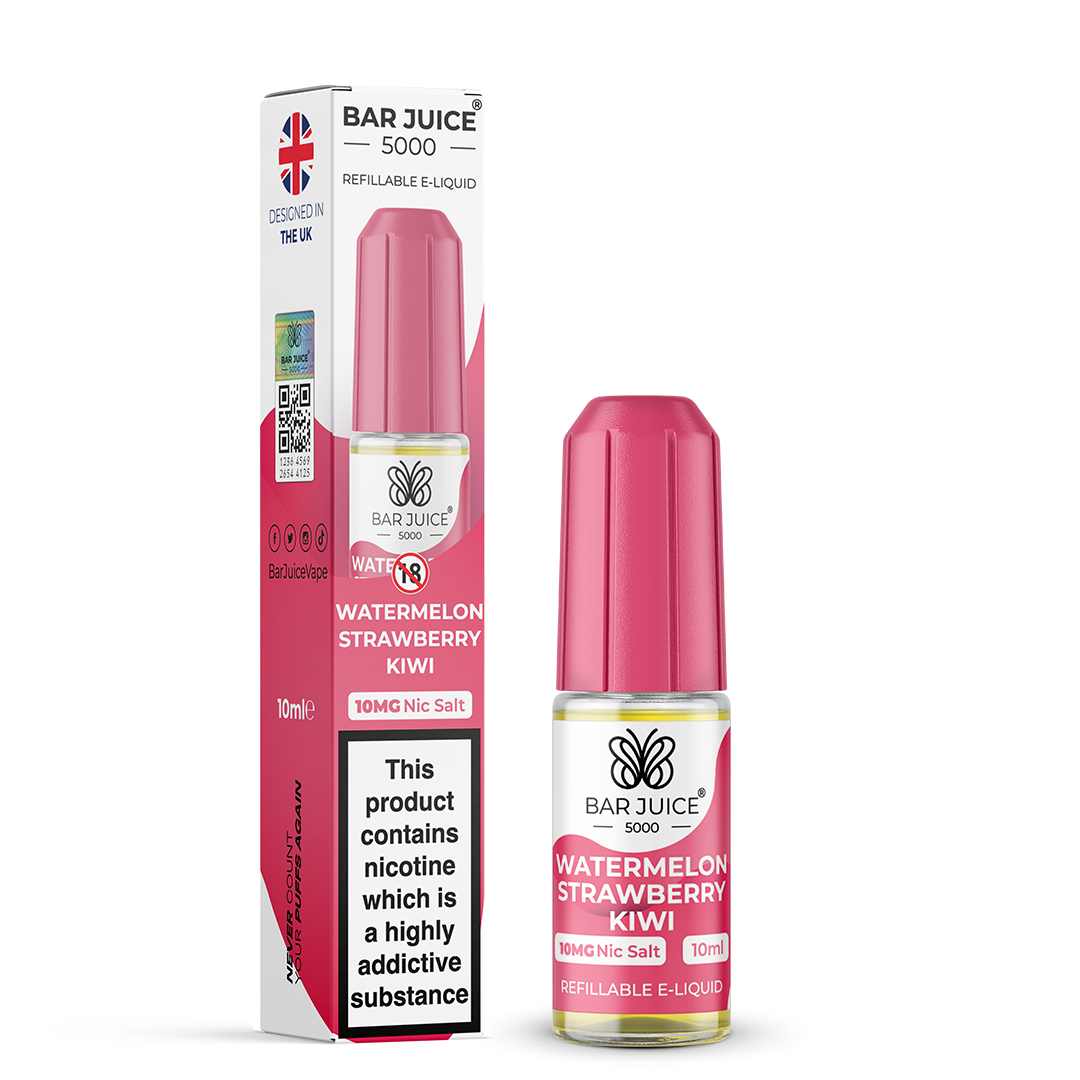 BAR JUICE 5000 - Watermelon Strawberry Kiwi 10ml E-Liquid