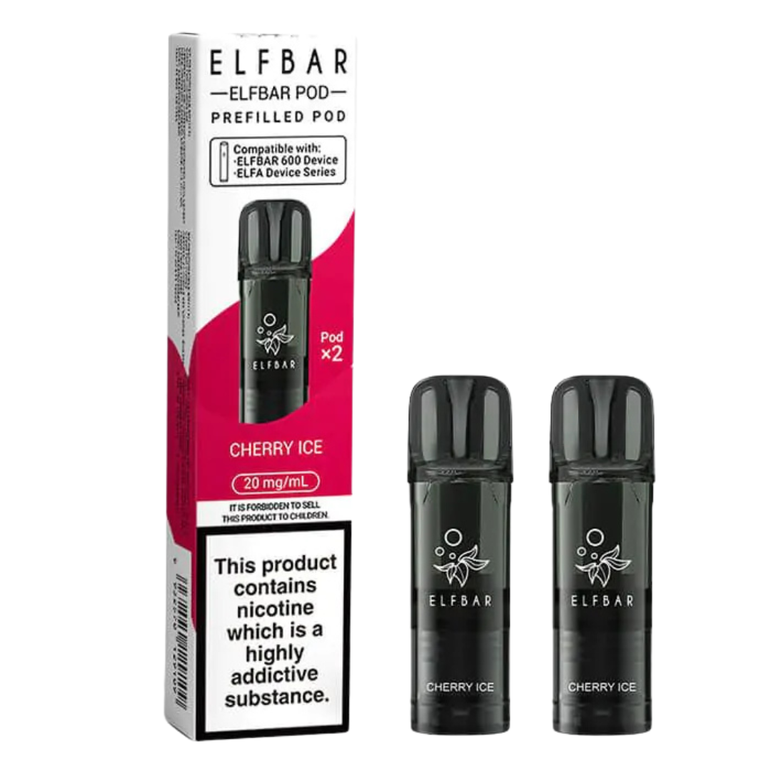 ELFBAR - 600 Prefilled Replacement Vape Pods (2pcs) - The British Vape Company