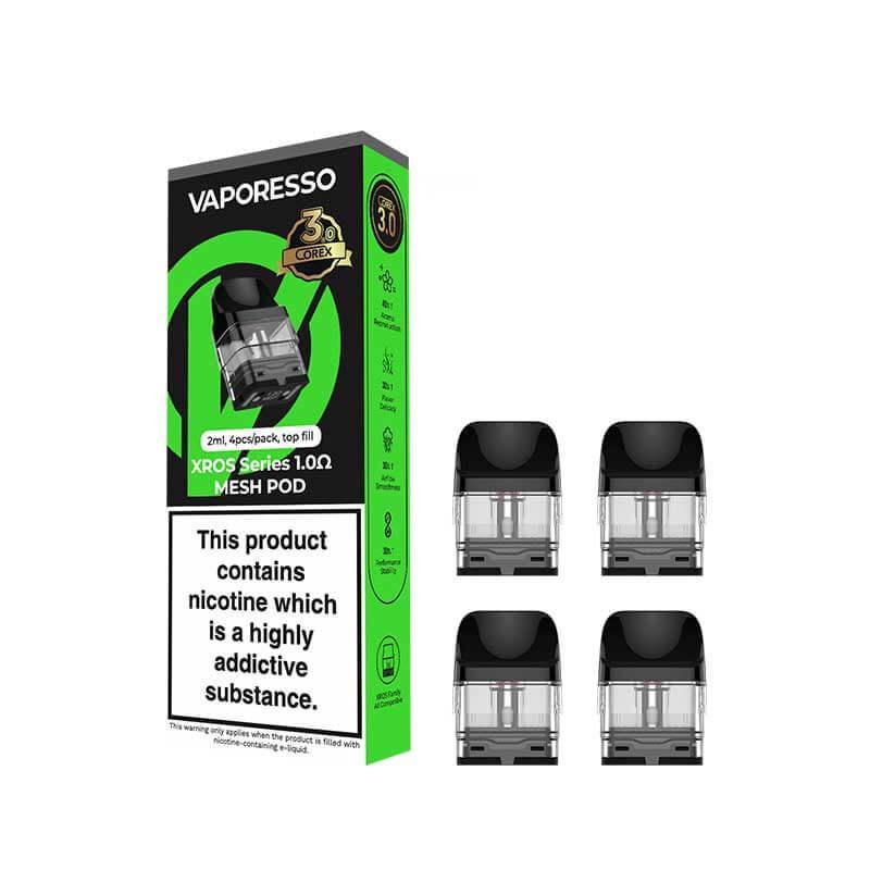 VAPORESSO - XROS COREX 3.0 Replacement Pods – Pack of 4