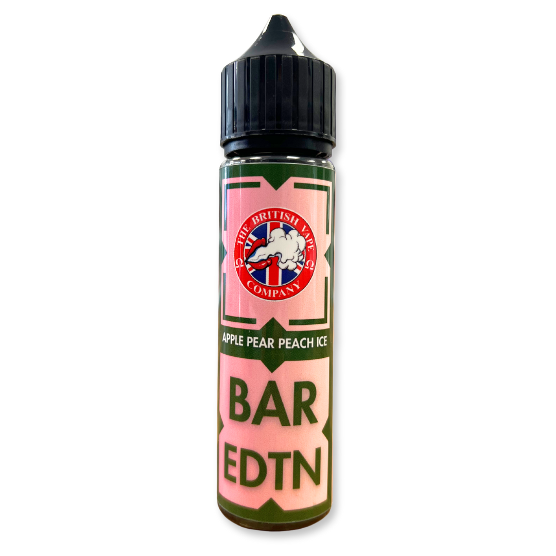 Bar Edition - Apple, Pear & Peach Ice 60ml Longfill E-Liquid - The British Vape Company