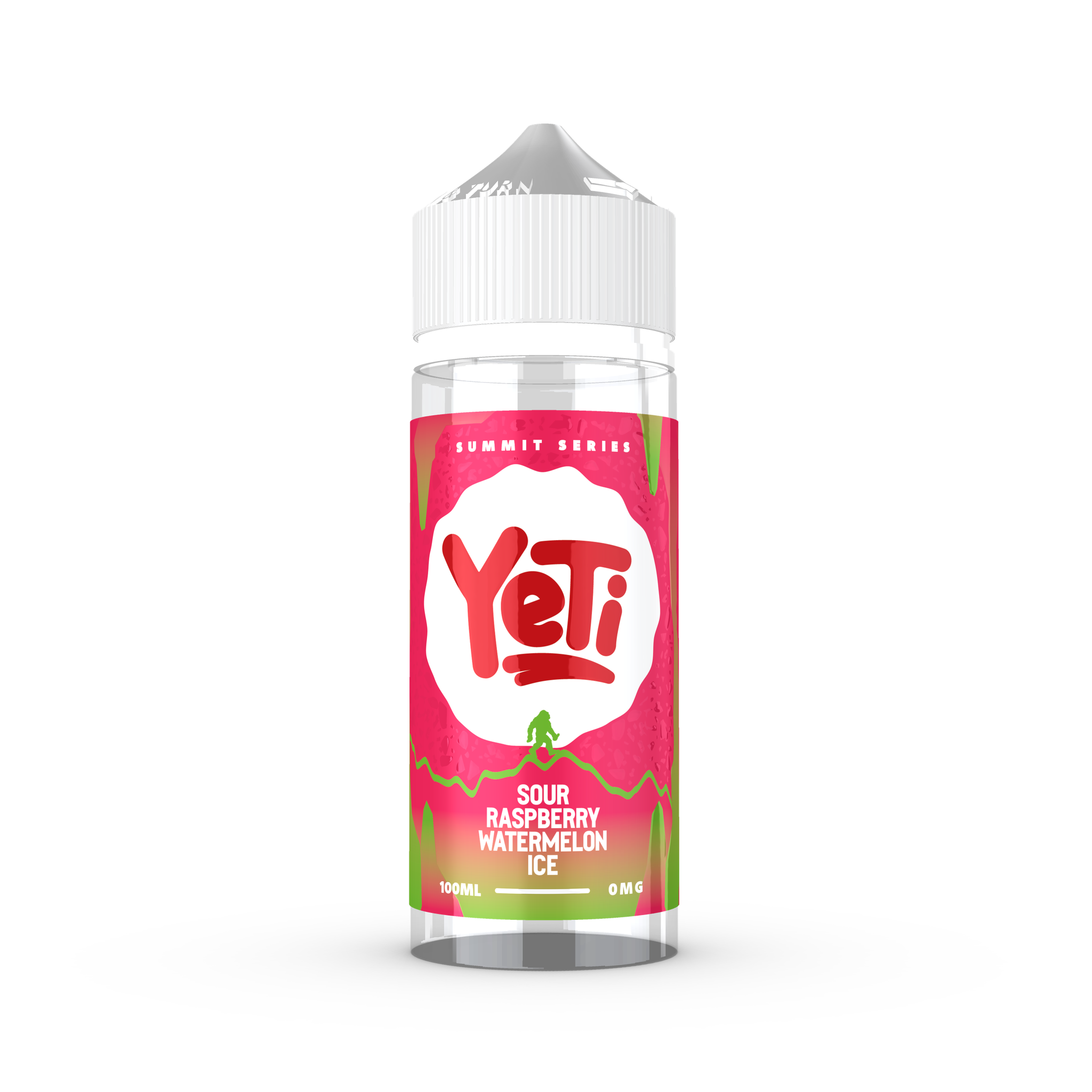 YETI Summit - Sour Raspberry Watermelon Ice 100ml Shortfill E-Liquid - The British Vape Company