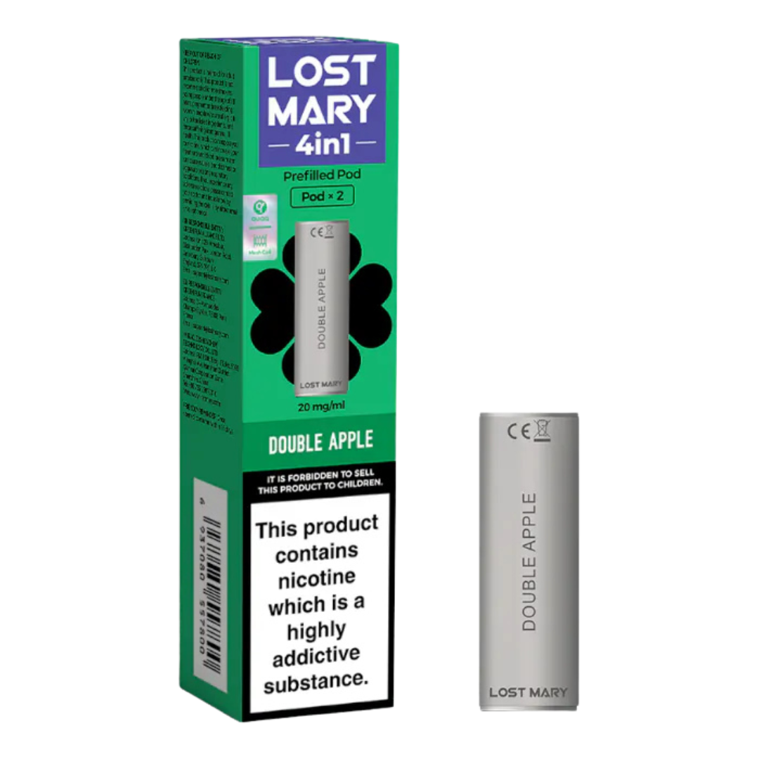 LOST MARY - 4 in 1 Prefilled Replacement Vape Pods (2pcs) LOST MARY - 4 in 1 Prefilled Replacement Vape Pods (2pcs)