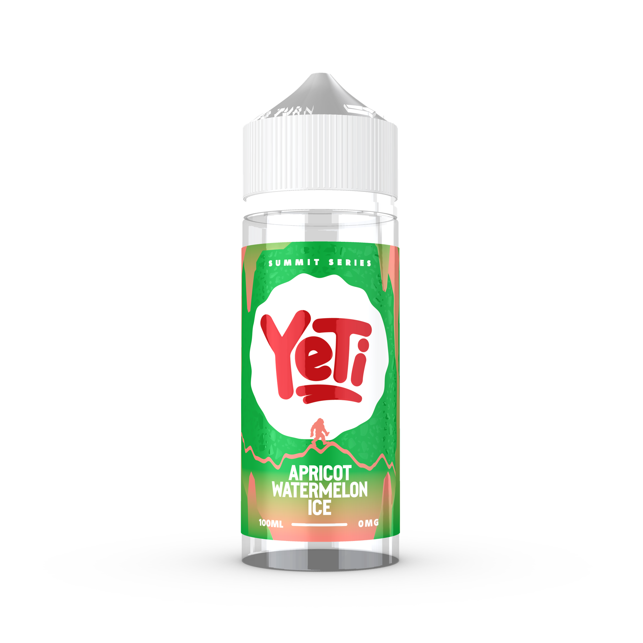 YETI Summit - Apricot Watermelon Ice 100ml Shortfill E-Liquid - The British Vape Company