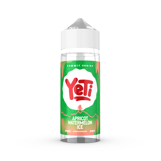 YETI Summit - Apricot Watermelon Ice 100ml Shortfill E-Liquid - The British Vape Company