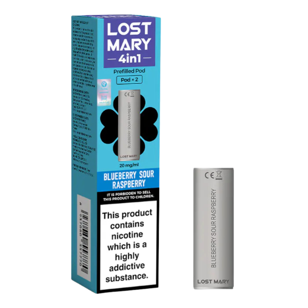 LOST MARY - 4 in 1 Prefilled Replacement Vape Pods (2pcs) - The British Vape Company