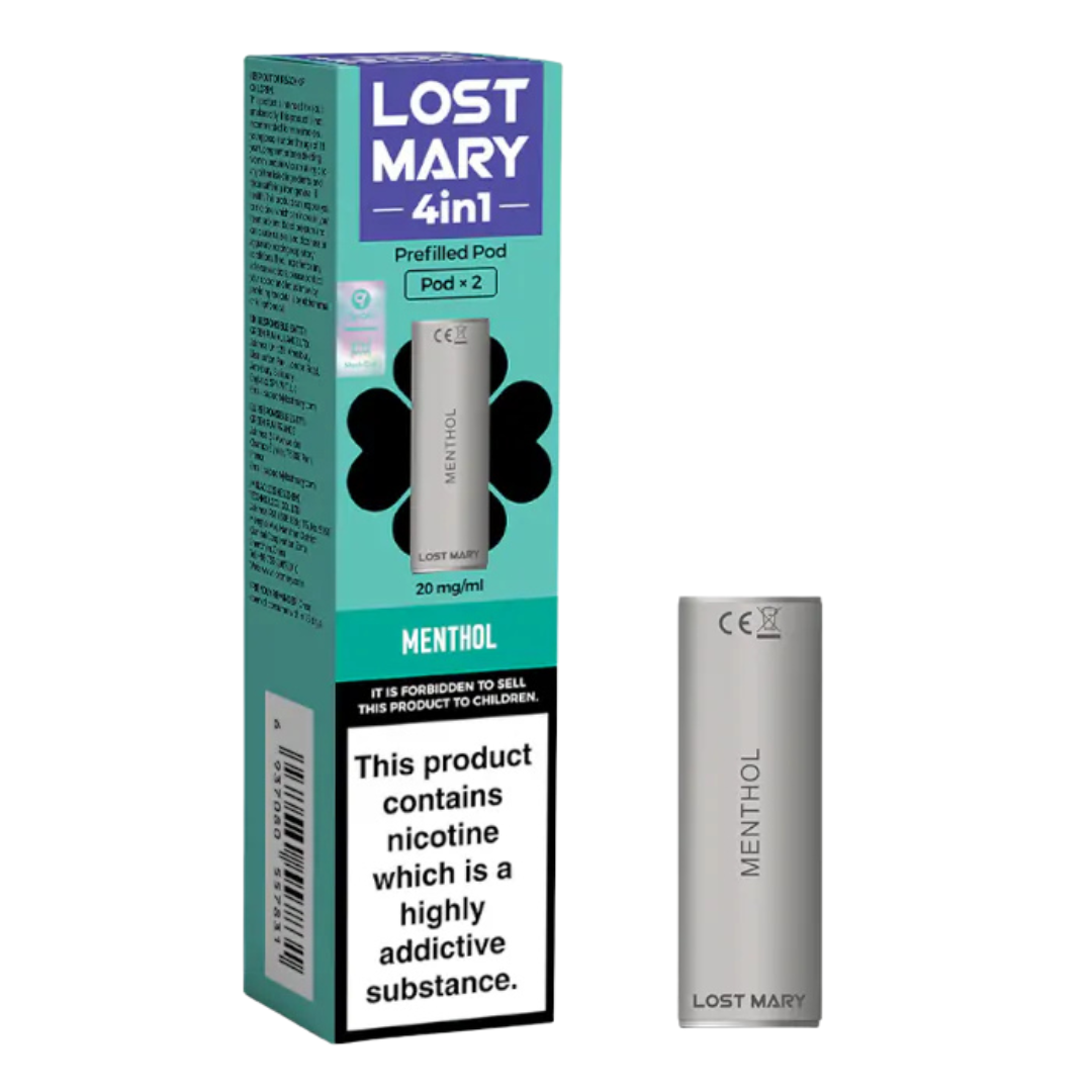 LOST MARY - 4 in 1 Prefilled Replacement Vape Pods (2pcs) - The British Vape Company