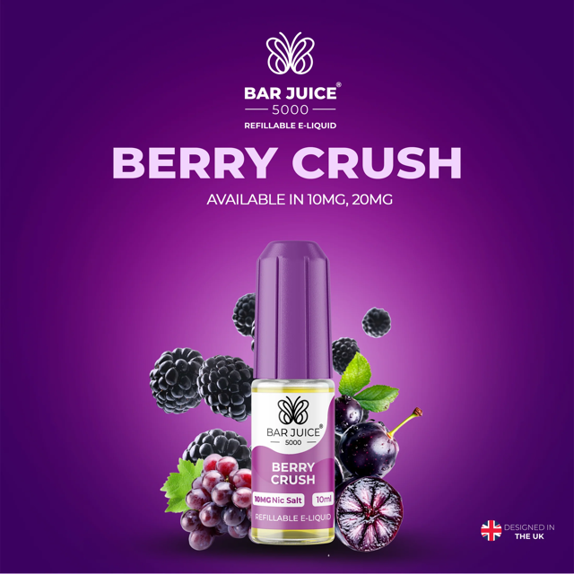BAR JUICE 5000 - Berry Crush 10ml E-Liquid