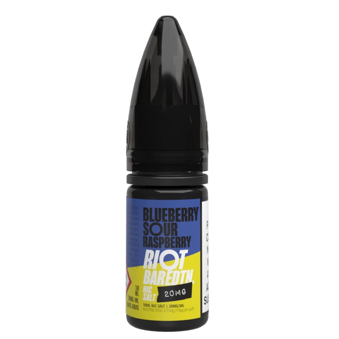 RIOT BAR EDTN – Blue Sour Raspberry Nic Salt 10ml Vape Juice