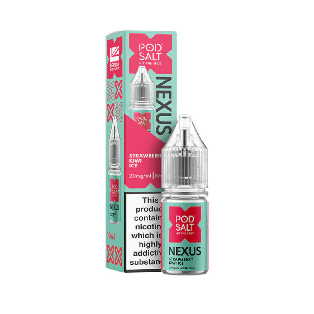 POD SALT NEXUS - Strawberry Kiwi Ice 10ml E-Liquid