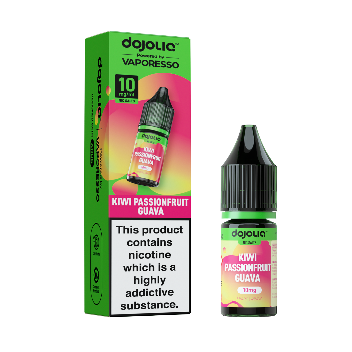 DOJOLIQ - Kiwi Passionfruit Guava Nic Salt 10ml Vape Juice