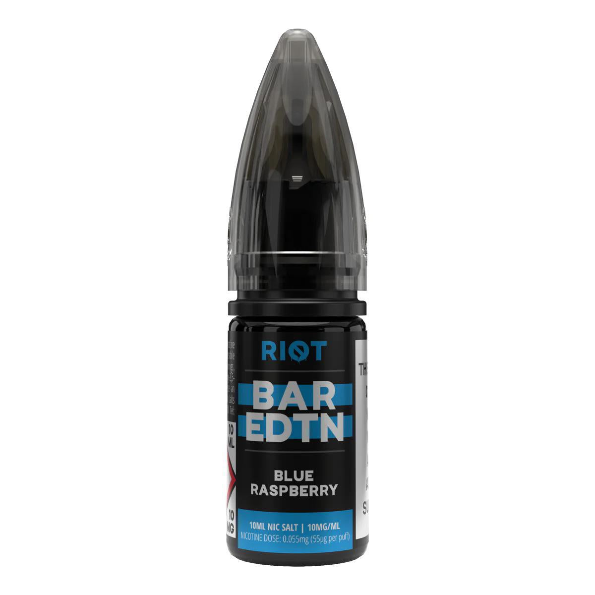RIOT Bar EDTN - Blue Raspberry 10ml E-Liquid - The British Vape Company