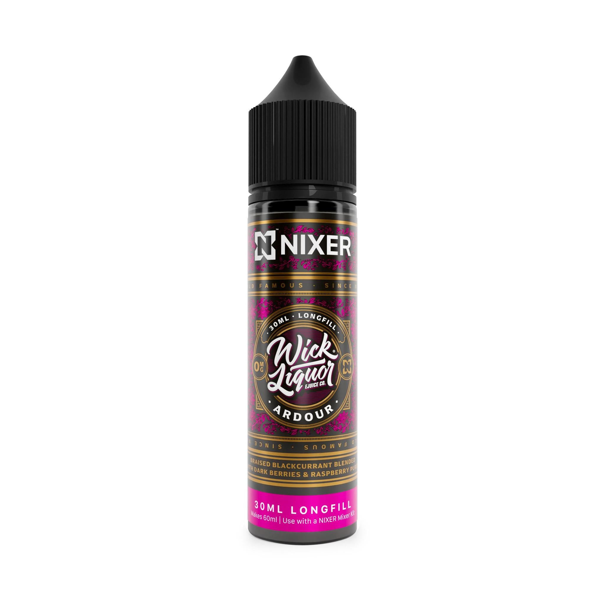 Nixer X Wick Liquor - Ardour 60ml Longfill E-Liquid