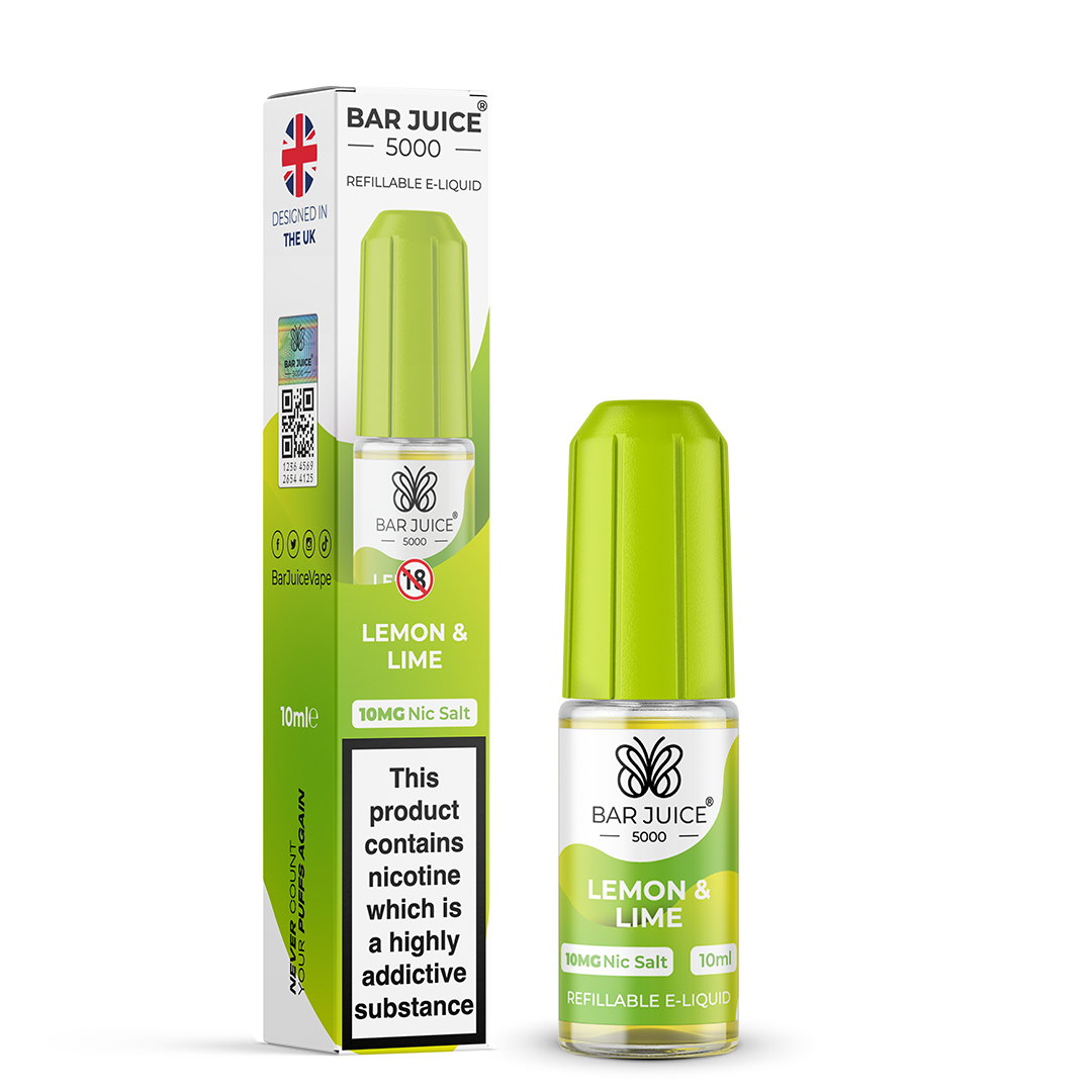BAR JUICE 5000 - Lemon Lime 10ml E-Liquid