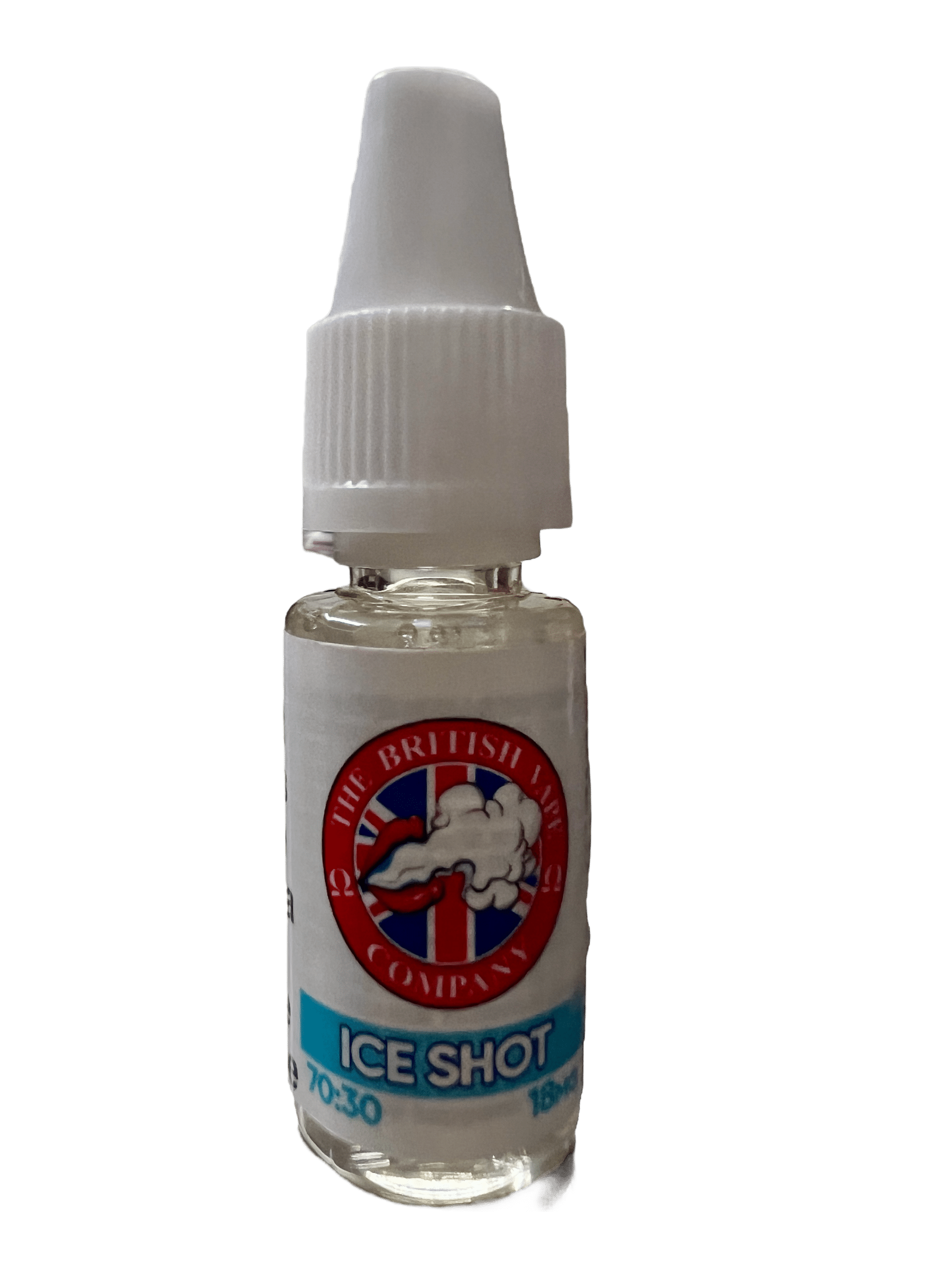 Nicotine Shot -  Ice Shot 70/30 18mg 10ml - The British Vape Company