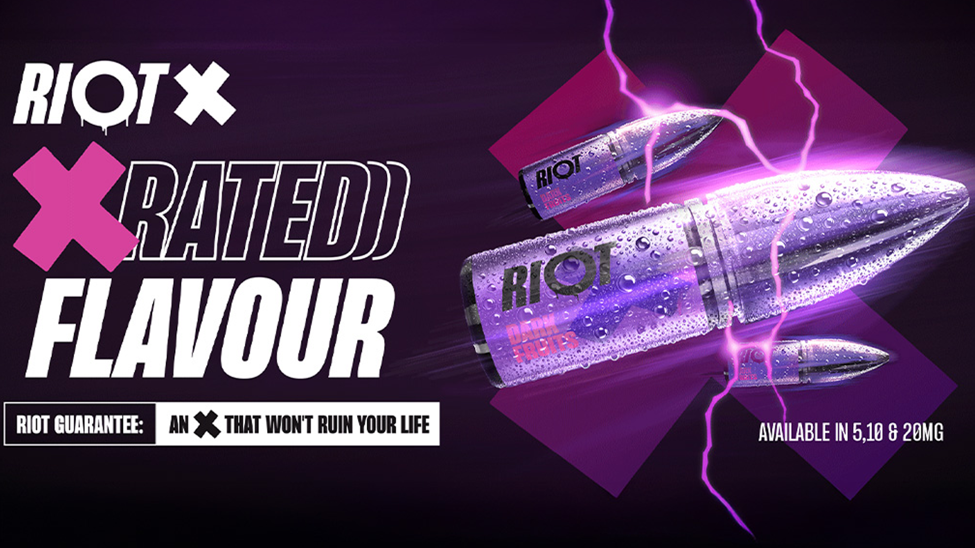RIOT Nic Salts UK | RIOT BAR EDTN & RIOT X Vape Juice