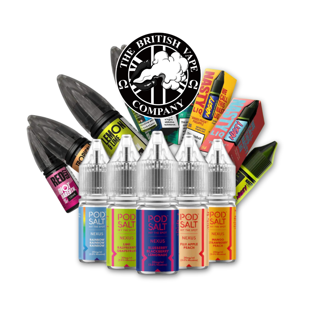 Salt Nicotine 10ml E-Liquids | 50/50 MTL Vape Juice Salt Nicotine 10ml E-Liquids | 50/50 MTL Vape Juice