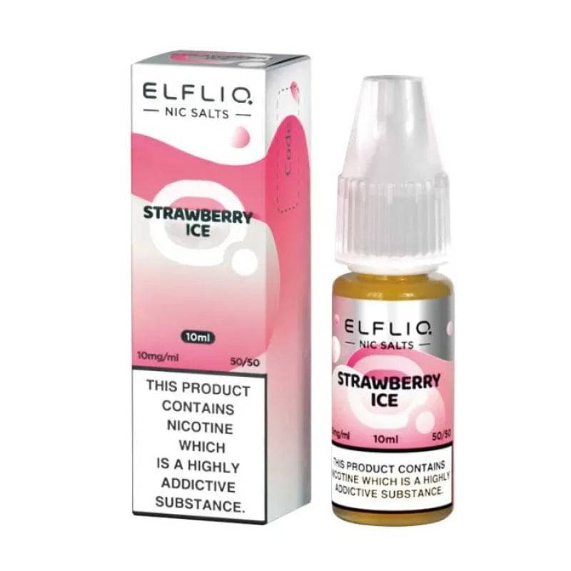 ELFLIQ - Strawberry Ice 10ml E-Liquid - The British Vape Company