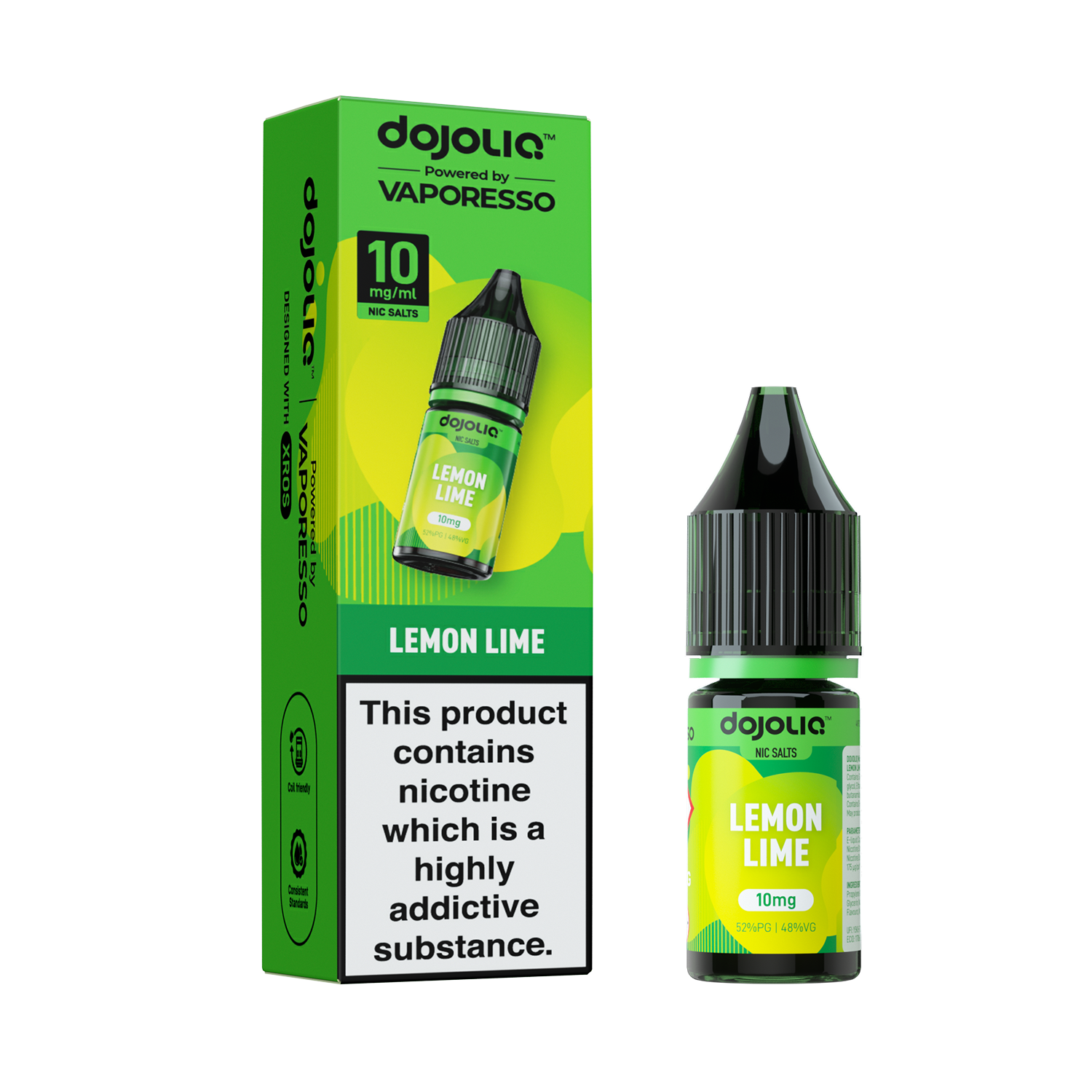 DOJOLIQ - Lemon Lime Nic Salt 10ml Vape Juice