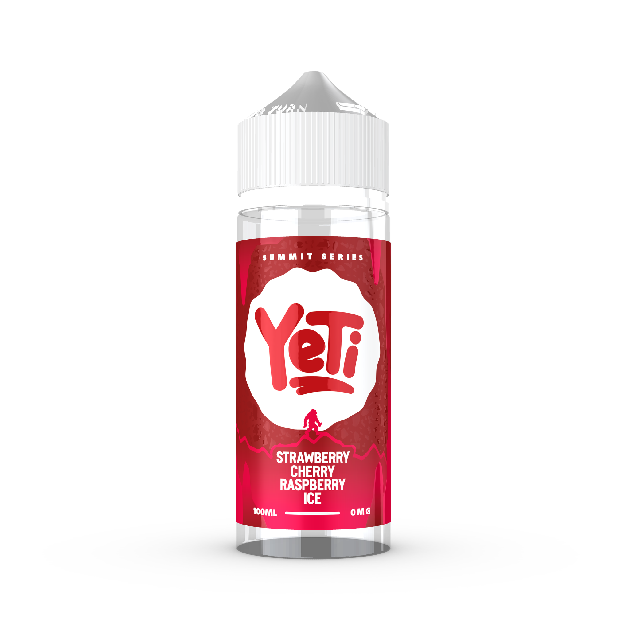 YETI Summit - Strawberry Cherry Raspberry Ice 100ml Shortfill E-Liquid - The British Vape Company