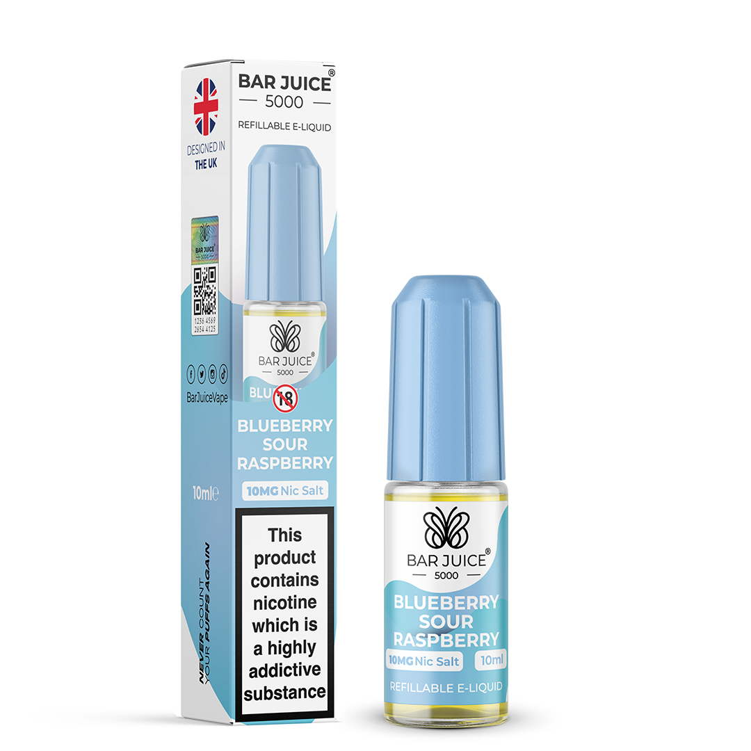 BAR JUICE 5000 - Blueberry Sour Raspberry 10ml E-Liquid