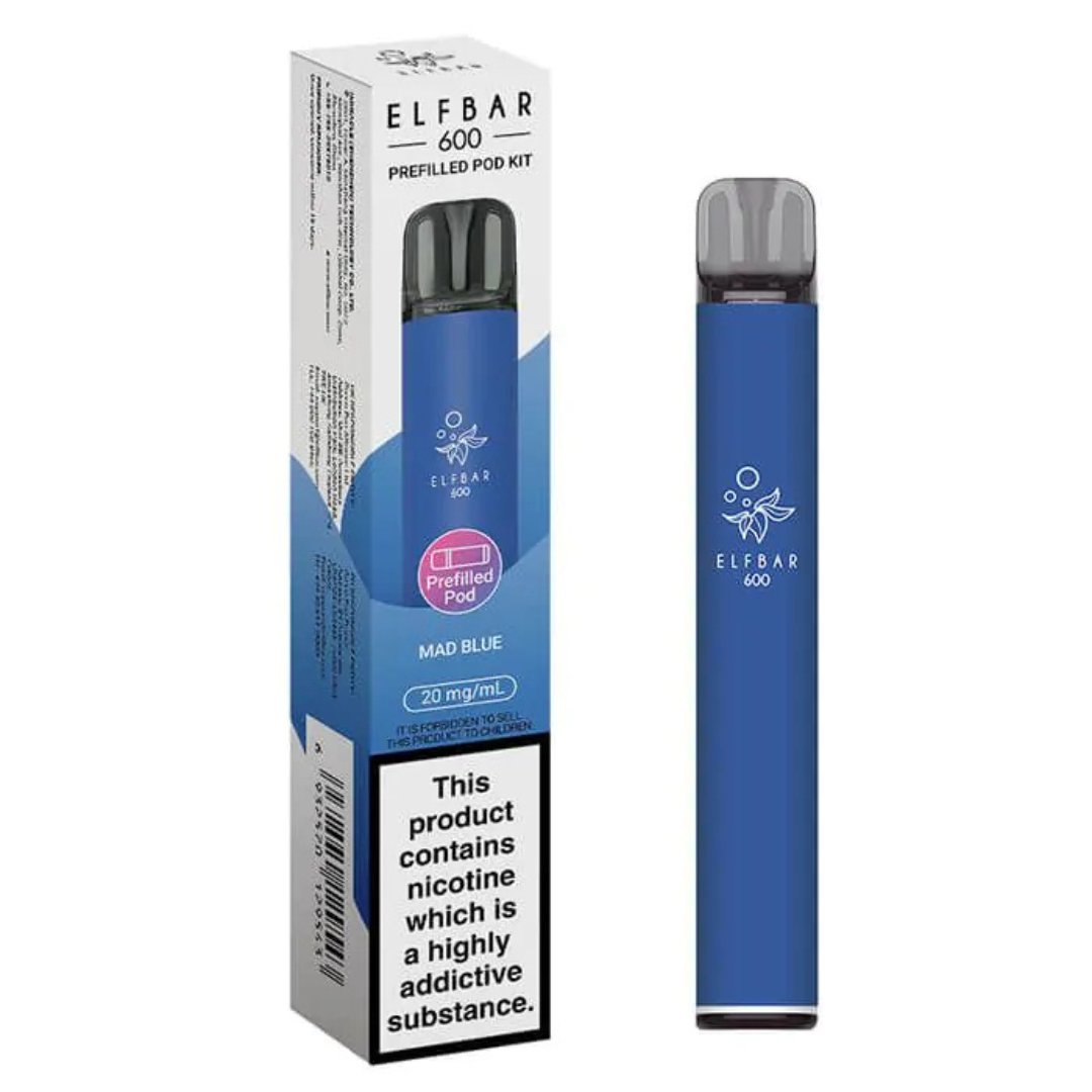 ELFBAR - 600 Prefilled Pod Vape Kit - The British Vape Company