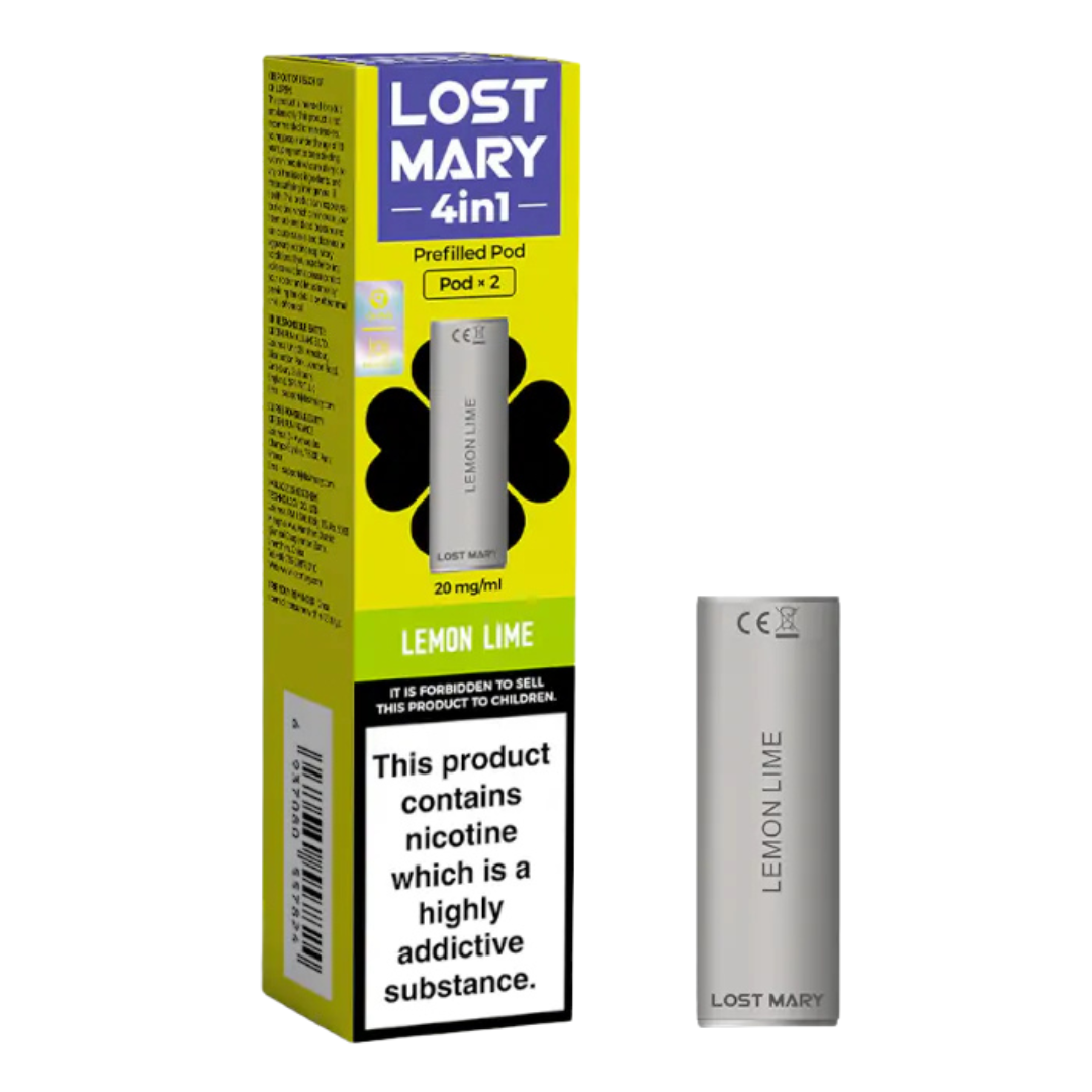 LOST MARY - 4 in 1 Prefilled Replacement Vape Pods (2pcs) - The British Vape Company