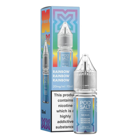 POD SALT NEXUS - Rainbow 10ml E-Liquid - The British Vape Company
