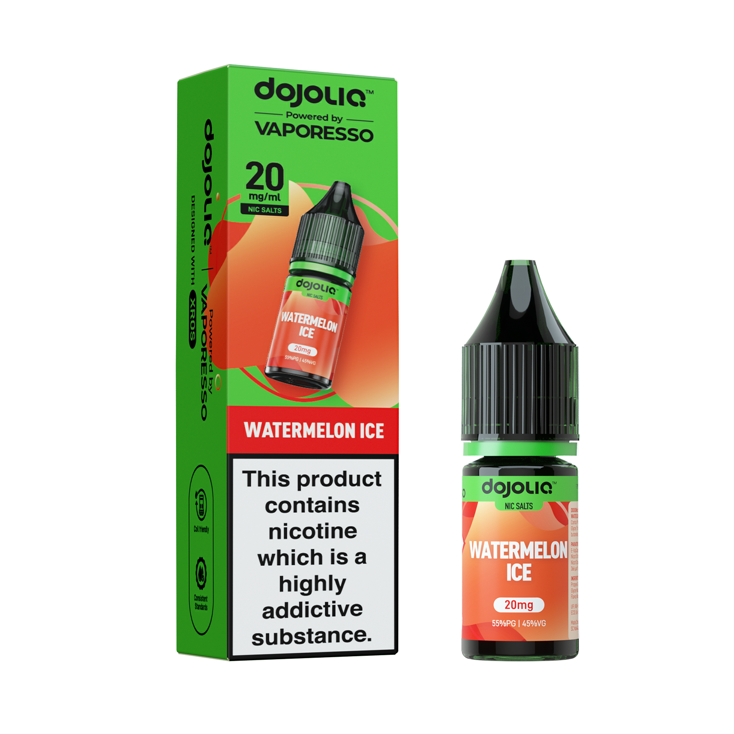 DOJOLIQ - Watermelon Ice Nic Salt 10ml Vape Juice