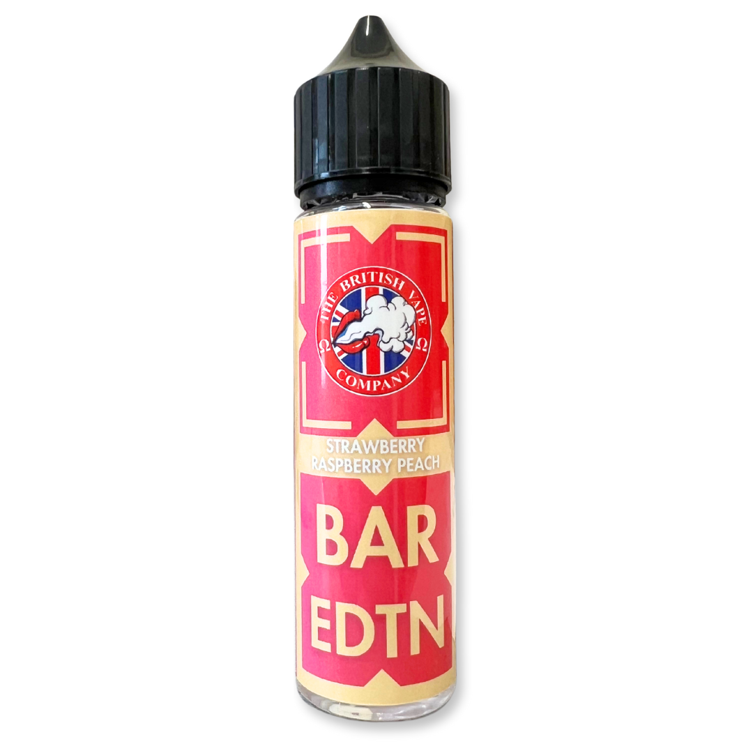 Bar Edition - Strawberry Raspberry Peach 60ml Longfill E-Liquid - The British Vape Company