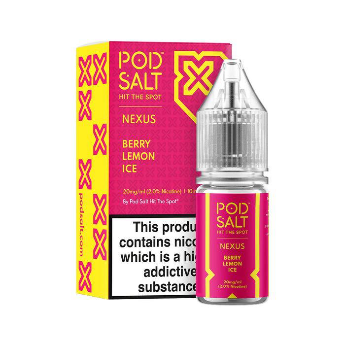 POD SALT Nexus - Berry Lemon Ice 10ml E-Liquid - The British Vape Company