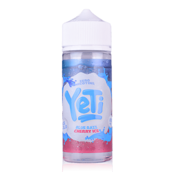 YETI - Blue Razz Cherry Ice 100ml Shortfill E-Liquid - The British Vape Company