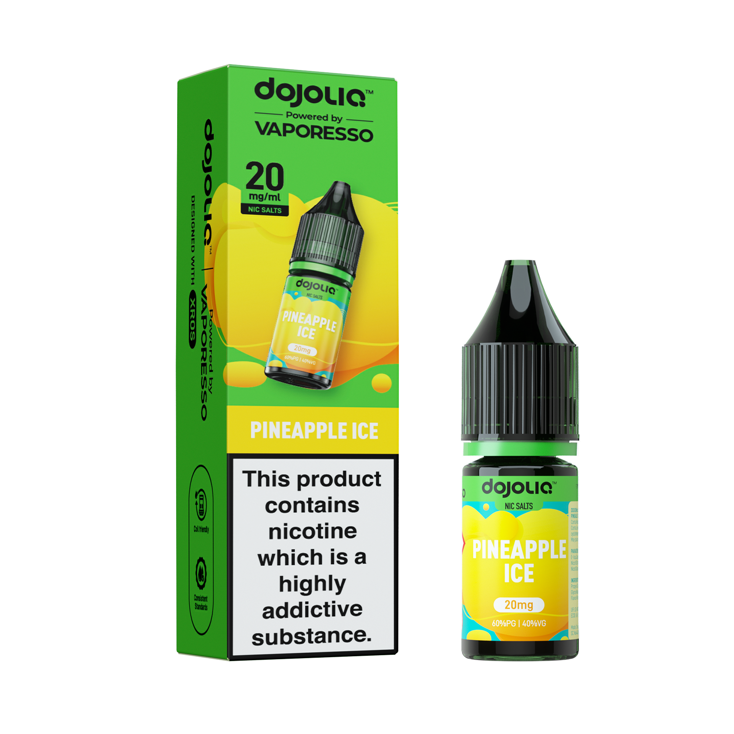 DOJOLIQ - Pineapple Ice Nic Salt 10ml Vape Juice