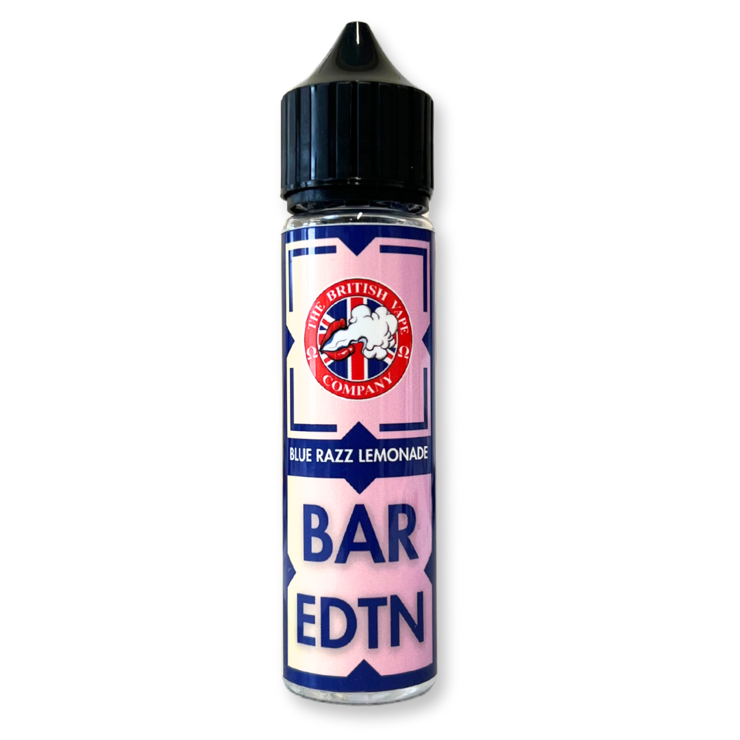 Bar Edition - Blue Razz Lemonade 60ml Longfill E-Liquid - The British Vape Company